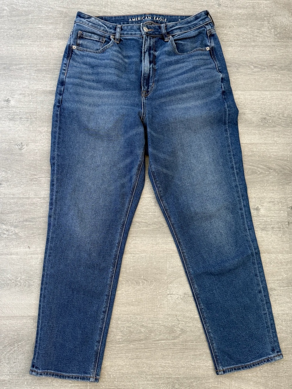 American Eagle Straight Jeans - Dark Blue